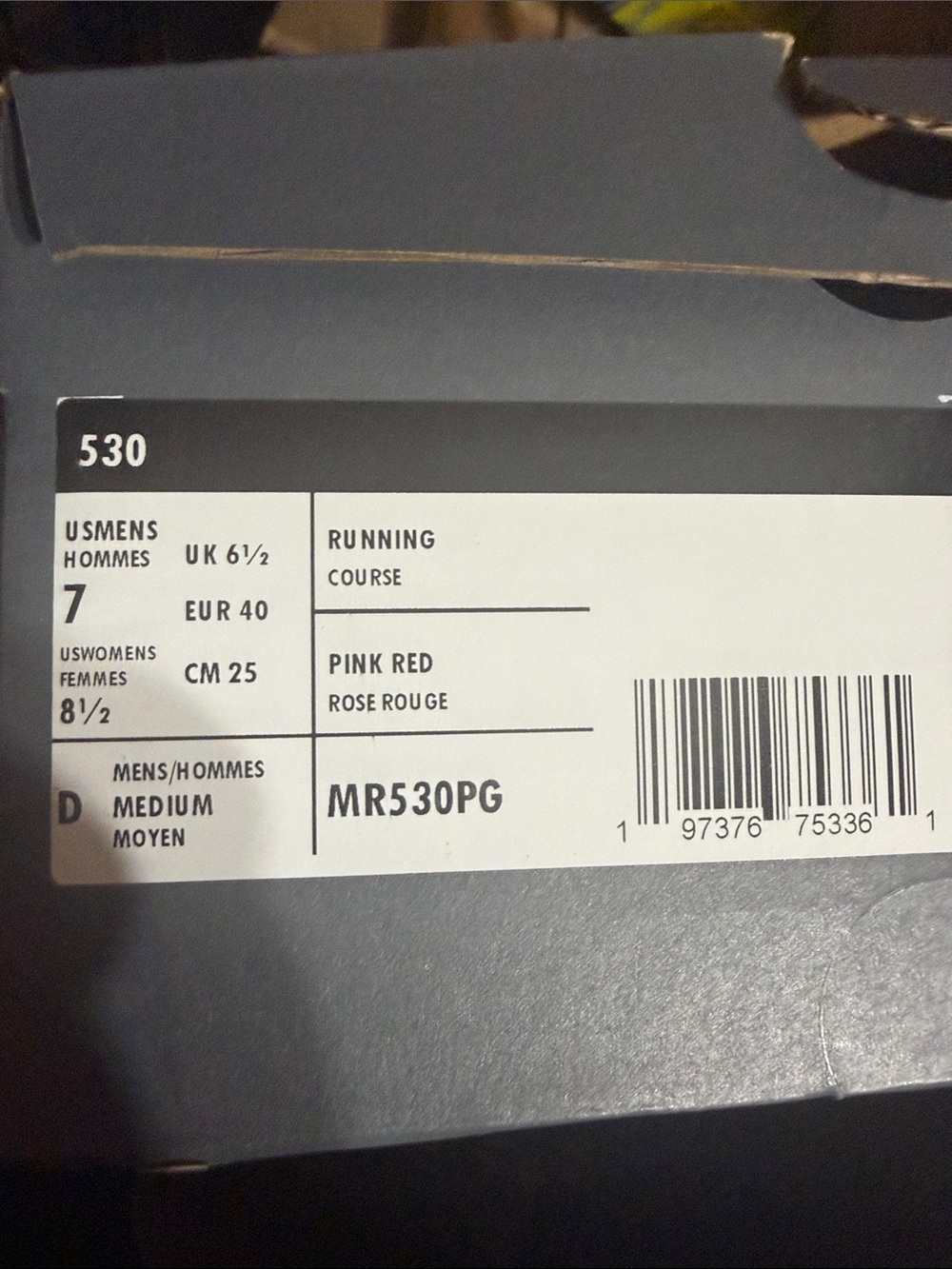 New Balance Kids Pink and Burgundy Mesh Suede Sneakers - Picture 2 of 2